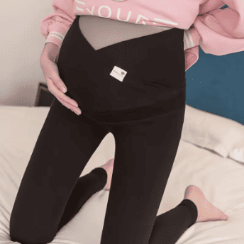 Soft Cotton Maternity Leggings designed for everyday comfort